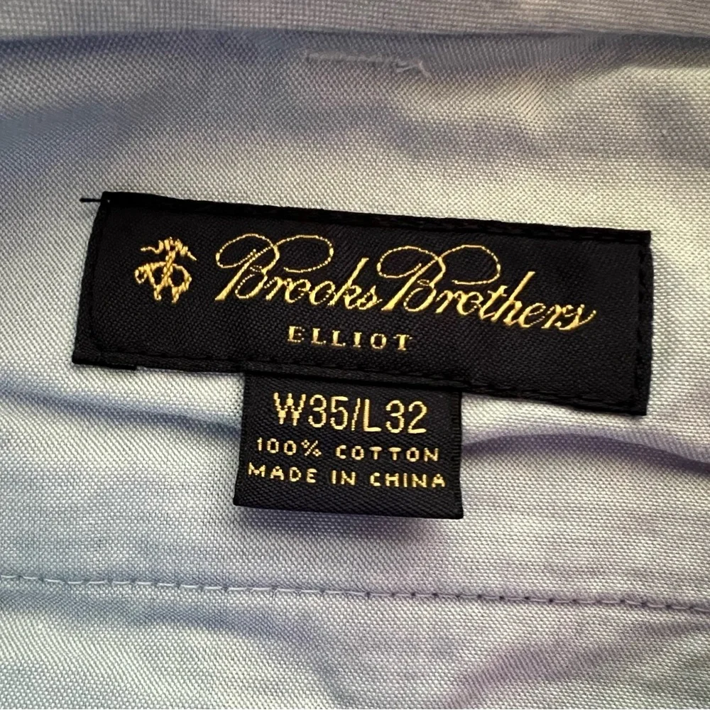 Brooks Brothers Elliot Pants Genuine Seersucker Striped Size 35x32 - Picture 8 of 11